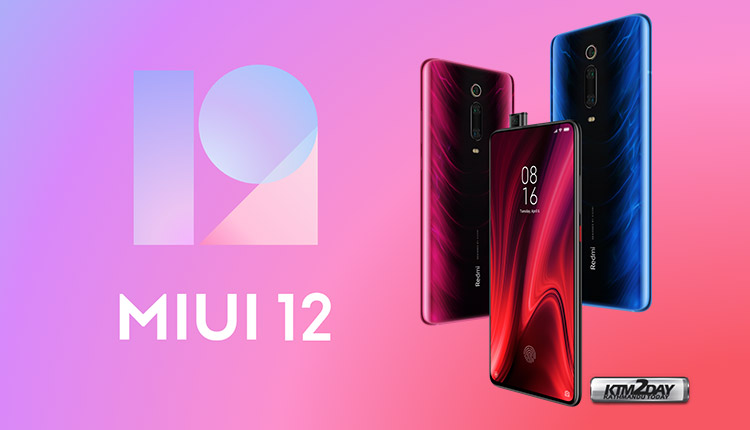 Redmi K20 Pro MIUI 12